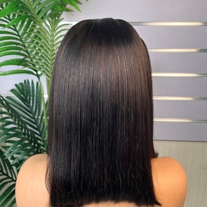 วิกผมแบบคาดศีรษะราคาส่ง ผมแท้ 100% สำหรับผู้หญิงผิวสีดำ สีดำ - Product Image 5