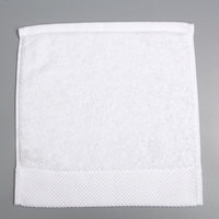 Ensemble de serviettes de bain et de visage en coton blanc de luxe avec logo personnalisé, qualité hôtelière