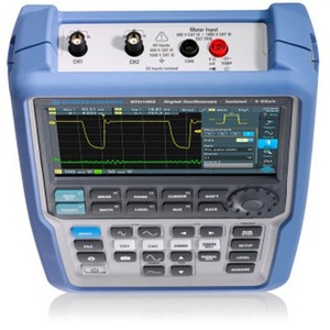 ออสซิลโลสโคปแบบพกพาเยอรมนี RS รุ่น RTH1002/RTH1004 10-บิต 201x293x74 มม. อัตราการสุ่มตัวอย่าง 2.5-5 ทำในเยอรมนี - Product Image 4