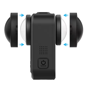 HONGDAK pour <span class=keywords><strong>GoPro</strong></span> <span class=keywords><strong>Max</strong></span> 2, capuchon d'objectif en silicone noir, anti-chute, résistant à la poussière, protection d'objectif pour <span class=keywords><strong>accessoires</strong></span> <span class=keywords><strong>GoPro</strong></span> <span class=keywords><strong>Max</strong></span> 2 - Product Image 1
