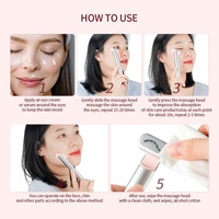 Masseur oculaire électrique rechargeable portable à technologie pulsée pour le soin des yeux, le soulagement de la fatigue et la relaxation quotidienne, à tenir à la main