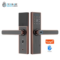 Khóa Vân Tay Sinh Trắc Học Thông Minh TTlock, Bằng Nhôm, Không Dây, Dùng Thẻ Rfid Wi-Fi, Có Cửa Trượt Bằng Kính