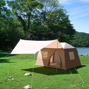 Grande tente gonflable d'extérieur en Oxford, résistante au vent et à la pluie, utilisable en quatre saisons, ouverture automatique rapide, taille personnalisable pour la famille - Product Image 3