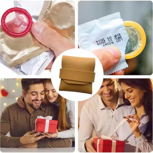 Funda impermeable <span class=keywords><strong>para</strong></span> condones, funda protectora <span class=keywords><strong>para</strong></span> condones, monedero, bolsillo discreto, cajas de condones de viaje - Product Image 4