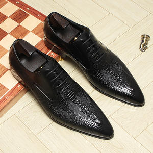 Zapatos Oxford de Hombre con Cordones, Diseño Nuevo, Transpirables, con Estampado de Leopardo, de Cuero Genuino, Formales, Casuales y de Negocios - Product Image 3