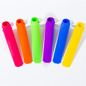 कस्टम फ्रेंडली मिनी सिलिकॉन पॉपसेकल मोल्ड पुनः प्रयोज्य निचोड़नीय जमे हुए बर्फ स्टिक निर्माता क्यूब - Product Image 6