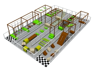 Parcours <span class=keywords><strong>de</strong></span> Ninja Warrior Mich Outdoor 2501D à vendre - Product Image 4