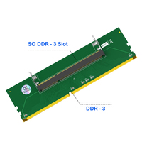 Tarjeta adaptadora de memoria DDR3 para ordenador portátil a escritorio profesional, adaptador de conector de memoria RAM DIMM de 200 pines a PC de 240 pines
