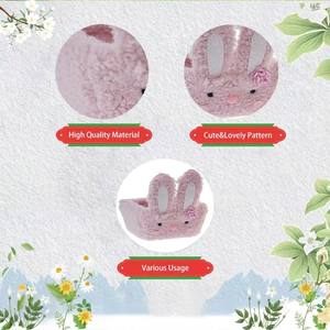 प्यारा ईस्टर खरगोश टोकरी घर सजावट गुणवत्ता गुणवत्ता वाले प्लग भंडारण बॉक्स के लिए कान के साथ सीधे - Product Image 3