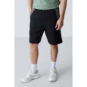 Shorts en coton pour homme Tommylife, coupe standard, noir, taille moyenne, décontracté, respirant - Product Image 4