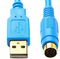 Cable de programación USB para Mitsubishi Melsec serie FX PLCs USB a RS422... FX-USB-AW Compatible