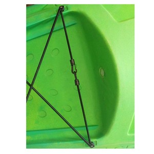 Accessoire de kayak, corde ronde de 6 mm avec double crochet, vis de serrage, filet élastique pour lacs, rivières, usage récréatif - Product Image 2