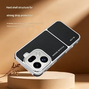 Luxury Electroplating Magnetic PU Leather Phone <b>Case</b> for Oppo FIND X9SPro X9Ultra X8Ultra <b>Wireless</b> <b>Charging</b> Protective Cover - Product Image 3
