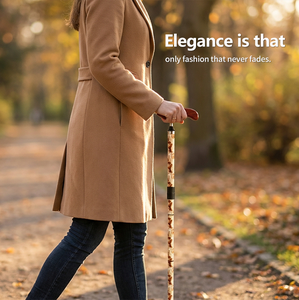 Bastón Ligero de Fibra de Carbono, Antideslizante, Diseño Plegable, Longitud Ajustable, Ayuda de Movilidad <span class=keywords><strong>para</strong></span> Personas Mayores, Capacidad de 100 kg - Product Image 4