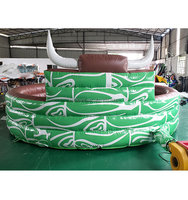 Équitation de taureau mécanique gonflable pour des enfants et des adultes, jeu gonflable de défi populaire