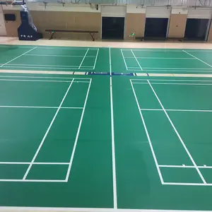 Rouleau de vinyle en pvc 2023 pour tapis de terrain de badminton intérieur