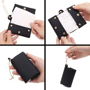 Caja de pañuelos mini multicolor para exteriores, estuche duradero para colgar pañuelos, soporte portátil e impermeable para pañuelos, accesorios para coche - Product Image 2
