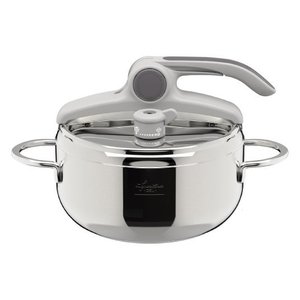 หม้ออัดแรงดันสแตนเลส (3.5 ลิตร) DELIZIOSA LAGOEASY UP โครเมียมขัดเงา 010038010522 - Product Image 1