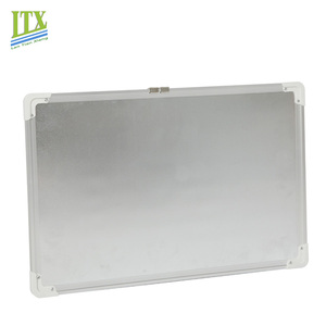 Tablero <span class=keywords><strong>blanco</strong></span> de aluminio para escuela y niños, pizarra blanca pequeña de borrado en seco magnético con marco - Product Image 2