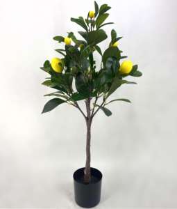 <span class=keywords><strong>Arbres</strong></span> fruitiers simulés en gros, feuilles au toucher réel, citronniers artificiels, kumquatiers, plantes en pot, décoration de la maison pour le Nouvel An - Product Image 5