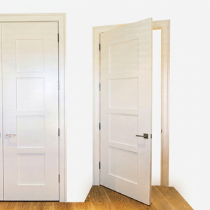 Elegante Puerta Manual de WPC con Acabado Impermeable para Interiores, Diseño Moderno - Product Image 1