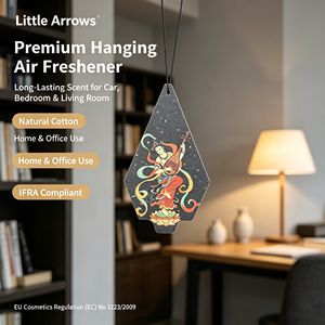 Aromatizador de Papel Suspenso de Luxo Little Arrows com Fragrância Duradoura de Algodão Natural para Carro, Quarto e Sala de Estar - Product Image 6