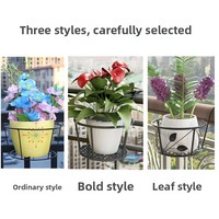 Support de balcon en fer pour pot de fleurs suspendu, support suspendu pour plantes succulentes, panier suspendu durable pour balustrade de balcon