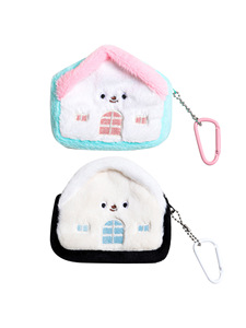 Handmade <span class=keywords><strong>Mini</strong></span> Wallet với dây kéo đóng cửa Cáp Di động Tổ chức tai nghe lưu trữ <span class=keywords><strong>Keychain</strong></span> dễ thương phong cách đồng xu Ví Quà tặng khuyến mãi - Product Image 2