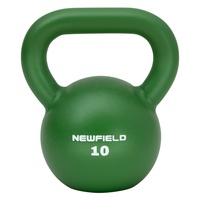 Kettlebell de musculation 10 kg pour salle de sport, avec logo personnalisé en creux, design raffiné