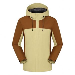 Veste de sport d'hiver softshell imperméable et coupe-vent avec capuche amovible, fermeture éclair, grande taille, blouson d'extérieur imprimé - Product Image 3