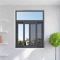 Ventana Corredera Insonorizada Personalizada de Aleación de Aluminio con Malla de Acero Inoxidable, Diseño Moderno para Cocina - Fábrica Profesional