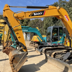 เครื่องขุด75C-9ซันนี่พร้อมส่วนประกอบไฮดรอลิกของ Kawasaki ทำงานได้นานเต็มชั่วโมง - Product Image 3