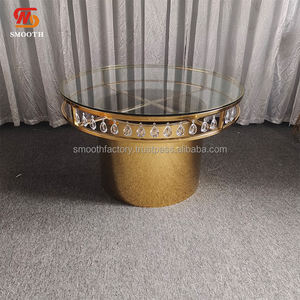 LEDA - Muebles de Hotel de Lujo con Marco de Metal y Vidrio Transparente, Diseño Moderno, Decoraciones para Bodas, Fiestas de Cumpleaños y Cenas al Aire Libre - Product Image 3