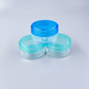 Cosmetici di lusso 5g/10g/20g che confezionano piccoli barattoli di plastica trasparenti mini - Product Image 3