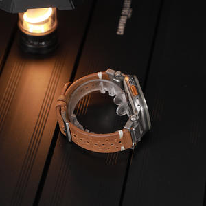 สายหนังแท้พรีเมี่ยมสำหรับ Apple Watch ULTRA 2สายนาฬิกาทันสมัยสำหรับ iWatch Series 9 8 7 6 5 4 SE 49มม. 45มม. 44มม. - Product Image 3