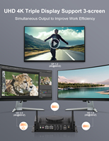 Komputer Desktop Mini Terbaru Hystou Generasi ke-8 Intel I5-10210U CPU DDR4 SSD Tanpa Kipas DP HD USB Windows 10/11 Industrial