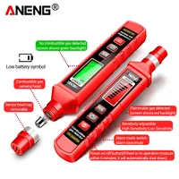 Détecteur de gaz combustible portable ANENG GN801, testeur intelligent de fuite de méthane avec sensibilité réglable haute/basse et alarme