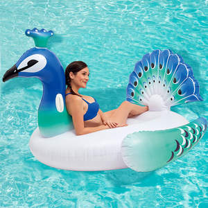 Divertente Galleggiante a Forma di Pavone per Piscina, Giocattolo Gonfiabile Estivo per Adulti, Materassino Gonfiabile per Spiaggia e Laghetti - Product Image 2