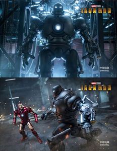 Figurine d'action authentique ZD TOYS Tony <span class=keywords><strong>Stark</strong></span> Iron Monger Édition Lumineuse Modèle Mobile Jouet à Poser 1915-01 - Product Image 5