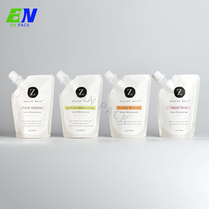 50ml 100ml 250ml 500ml tùy chỉnh đứng túi sinh thái thân thiện cấp thực phẩm giấy kraft nước giải khát chất lỏng Refill Spout Pouch Intertek - Product Image 3