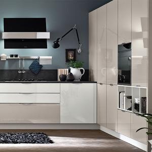 Armoires de cuisine en <span class=keywords><strong>laque</strong></span> haute brillance <span class=keywords><strong>mur</strong></span> armoire peinture - Product Image 1