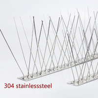 Metall-Vogelabwehrspikes aus 304 Edelstahl, flexibel, 25/33/50/100cm, Taubenabwehr für Solarmodule, Dach und Brüstungen, einfache Installation