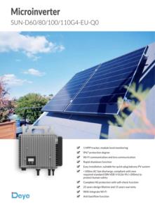 อินเวอร์เตอร์ไมโครโซลาร์ Deye SUN-D60/80/100/110G4-EU-Q0 ขนาด 600w 800w 1000w 1100w เฟสเดียว พร้อม wifi 1MPPT - Product Image 4
