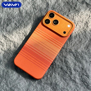 VAWI V-K01 Étui de téléphone en fibre d'aramide de haute qualité, ultra-fin, en fibre de carbone, antichoc, pour iPhone 15 16 17 Pro Max, étui Android - Product Image 3