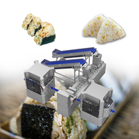 Nouvelle ligne de production automatique d'Onigiri, machine à sushi en acier inoxydable 304, haute capacité, formateur de boulettes de riz triangulaires, usage commercial
