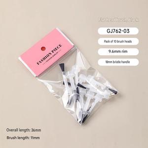 Lot de 10 pinceaux double embout pour nail art – Kit de remplacement pour <span class=keywords><strong>liner</strong></span> et pointeur à ongles, pour vernis gel, personnalisation OEM du logo et de l'emballage - Product Image 6