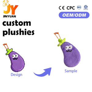 Peluche Mascotte Végétale Premium Promotionnelle Faite à la Main Personnalisée, Jouet <span class=keywords><strong>en</strong></span> Peluche à Suspendre au <span class=keywords><strong>Sac</strong></span>, Cadeau d'Anniversaire - Product Image 1