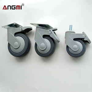 5 "Gewindes tiel Wasserdicht Korrosions schutz Nylon Kunststoff Joch halterung Medizinischer Toiletten stuhl Lenkrad für Krankenhaus - Product Image 4