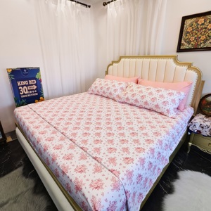 Wholesale <strong>Bed</strong> Flat <strong>Sheet</strong> King Size <strong>Bed</strong> <strong>Sheet</strong> Set 6Pcs <strong>Deep</strong> Pocket Fitted <strong>Sheet</strong> for King <strong>Beds</strong> - Product Image 2