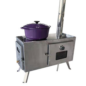 Wood Burning <b>Stove</b> with Oven Camping <b>Stove</b> Portable Tent <b>Stove</b> with Oven - Product Image 3